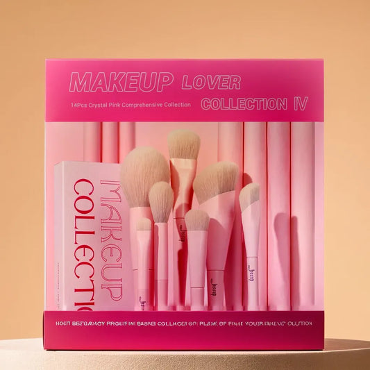 Pink Makeup Brushes Set 14pcs Make up Brushes